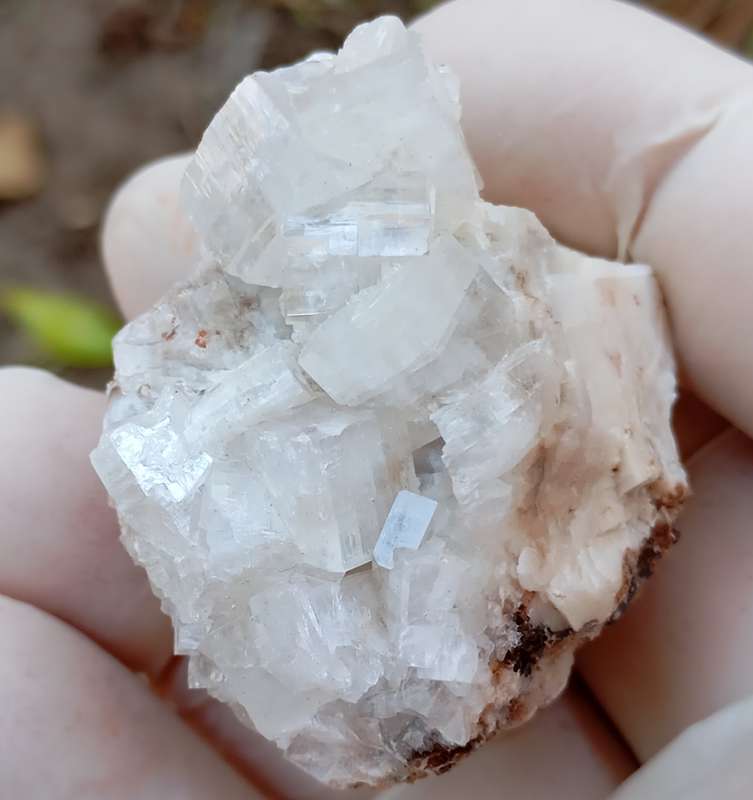Hydroxyapophyllite baryte - Nchwaning II mine South Africa