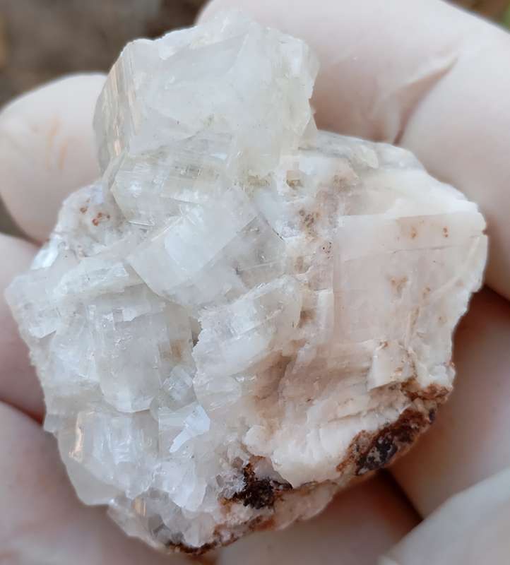 Hydroxyapophyllite baryte - Nchwaning II mine South Africa