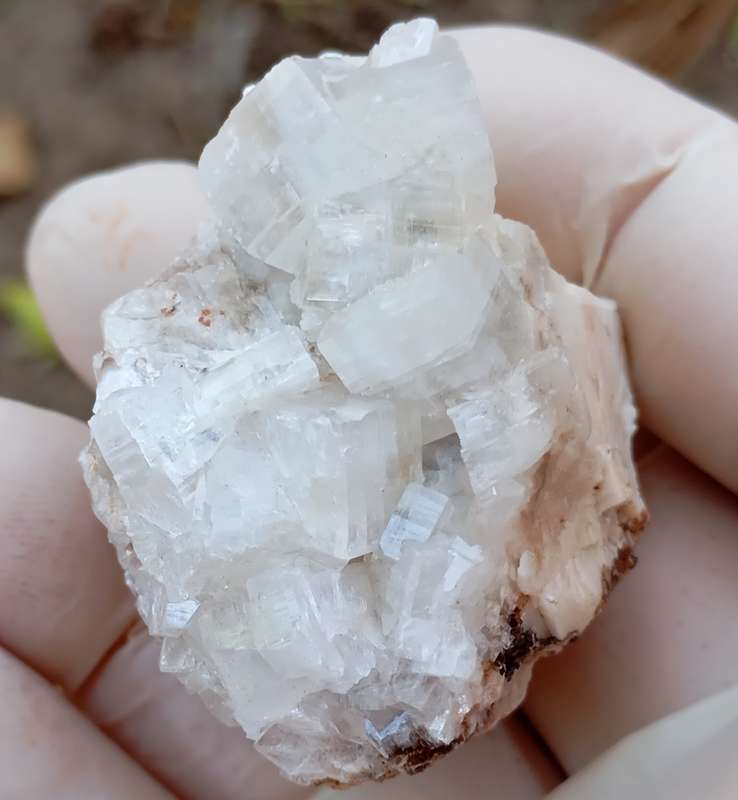 Hydroxyapophyllite baryte - Nchwaning II mine South Africa
