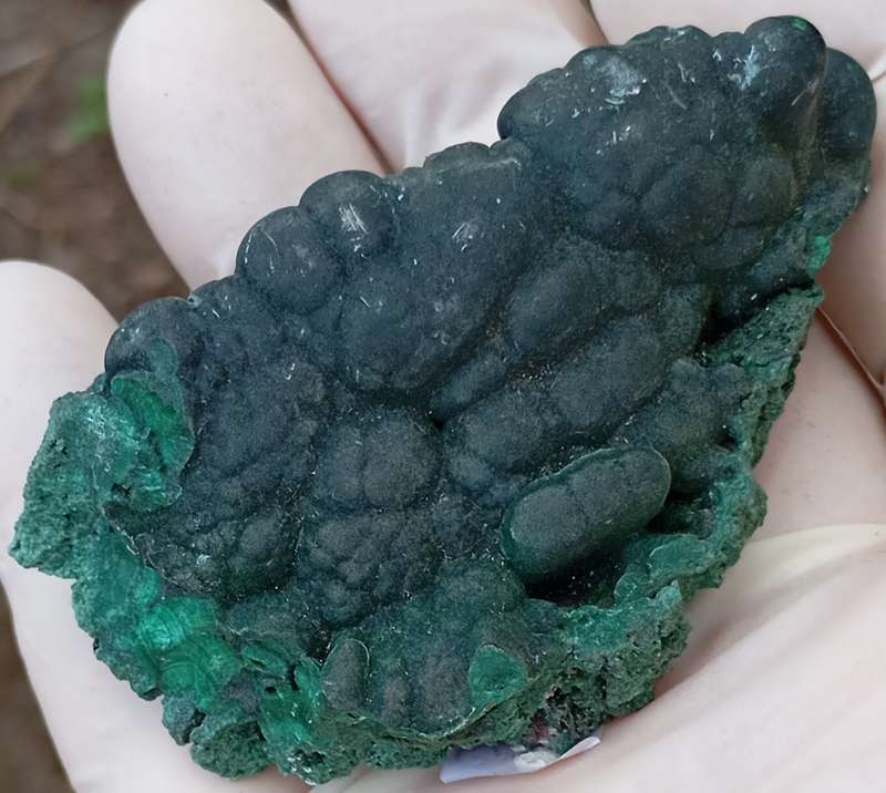 Malachite - Mashamba West mine DRC Congo