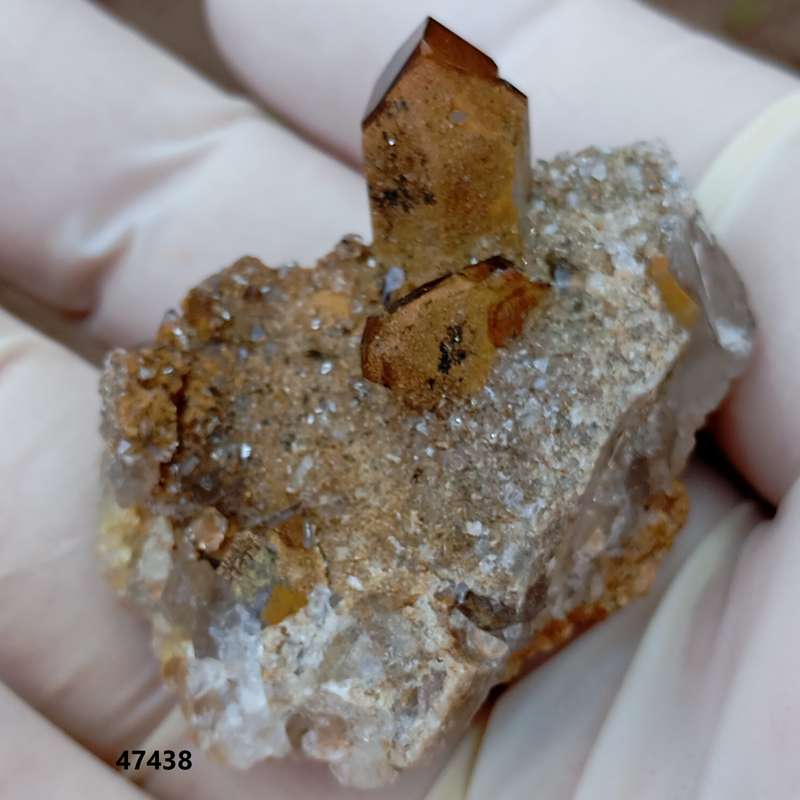 Hematite quartz - Orange River Steinkopf N Cape South Africa