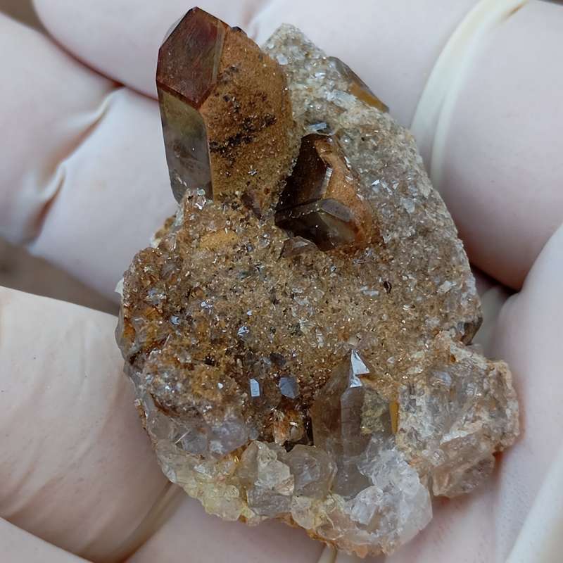 Hematite quartz - Orange River Steinkopf N Cape South Africa