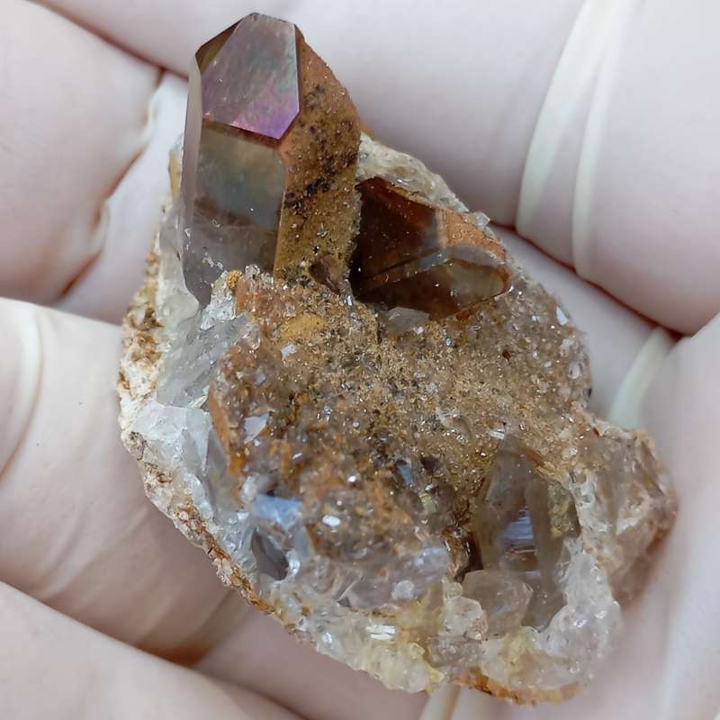 Hematite quartz - Orange River Steinkopf N Cape South Africa