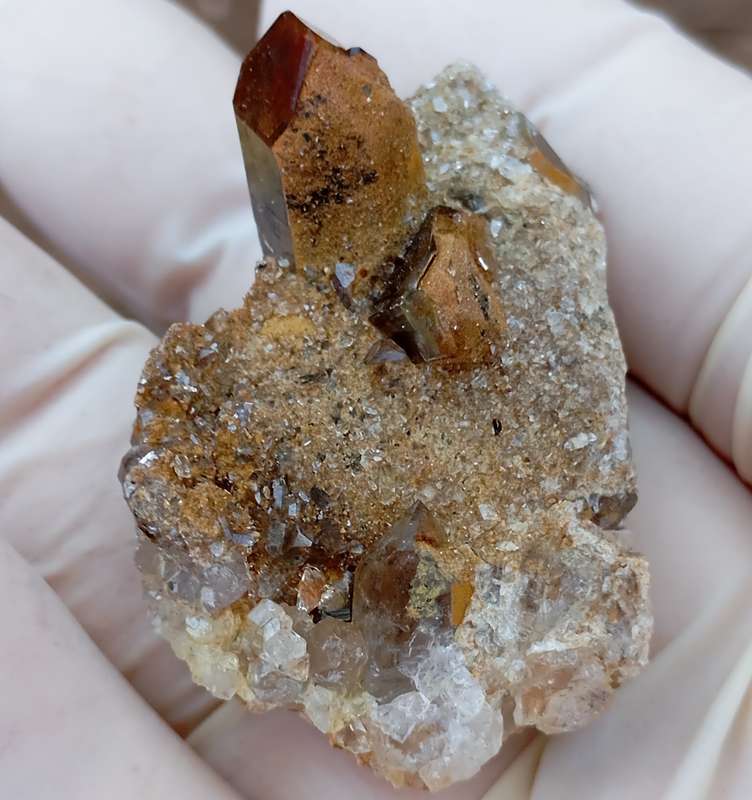Hematite quartz - Orange River Steinkopf N Cape South Africa