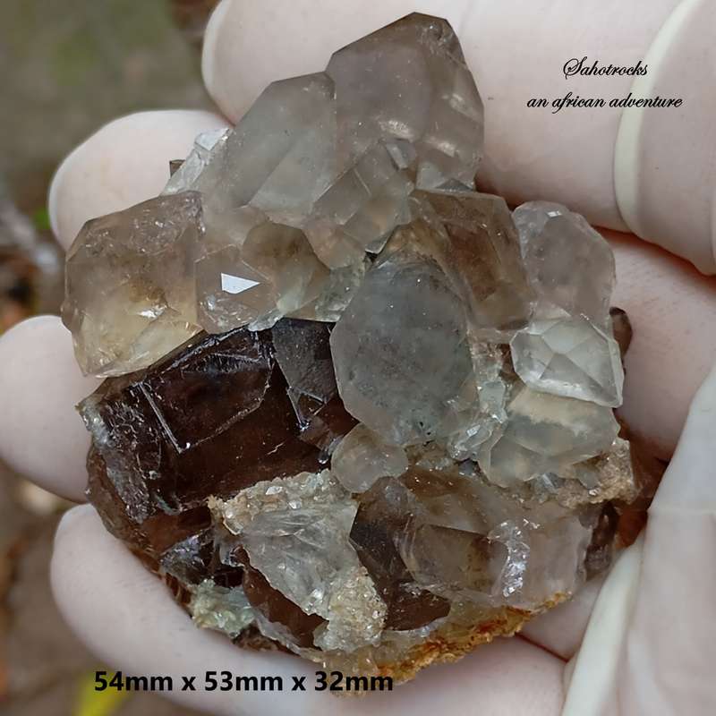 Hematite quartz - Orange River Steinkopf N Cape South Africa