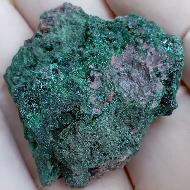 Cobaltoan calcite malachite quartz - Kakanda deposit DRC Congo