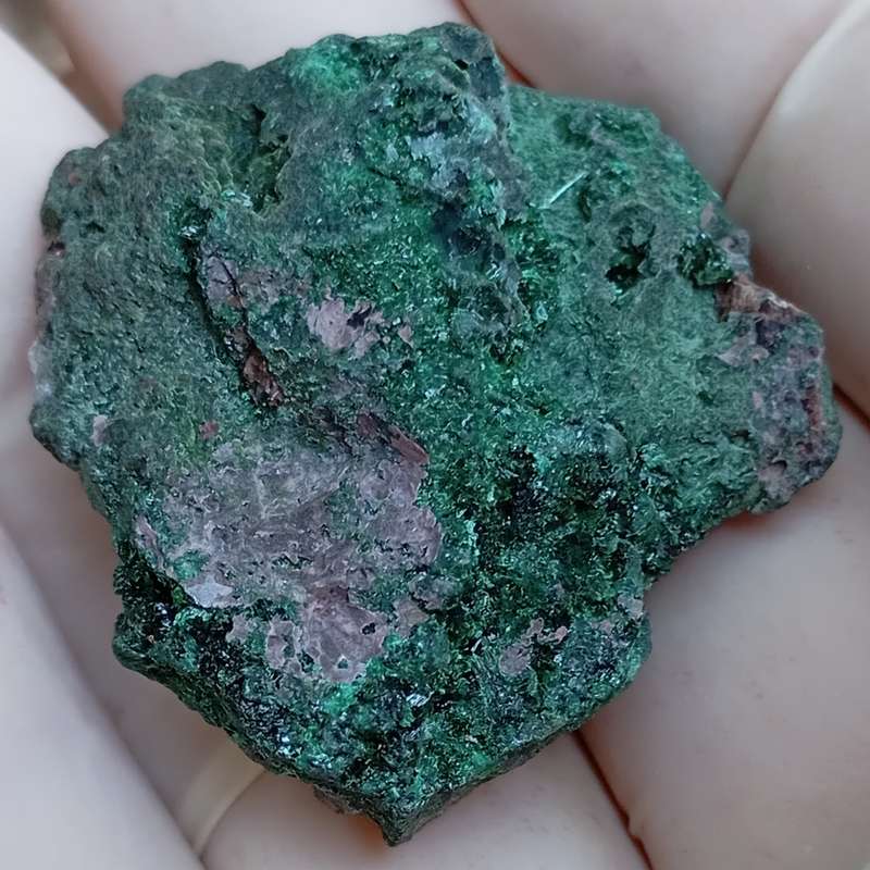 Cobaltoan calcite malachite quartz - Kakanda deposit DRC Congo