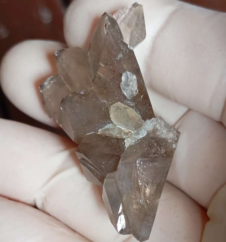 Floater quartz - Orange River Steinkopf N Cape South Africa
