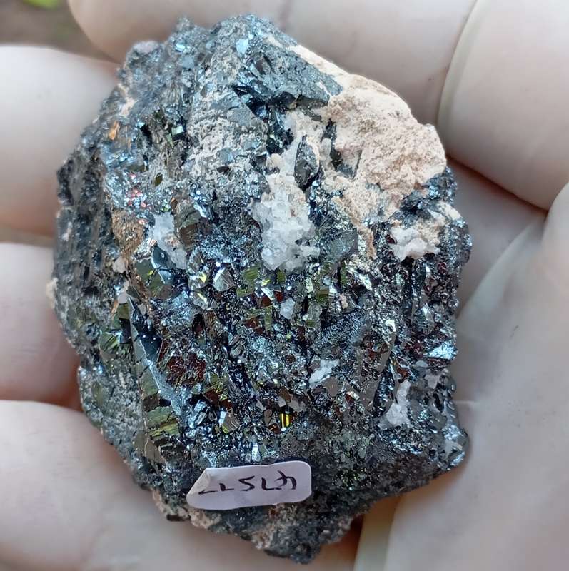 Hematite prehnite calcite - Nchwaning II mine South Africa