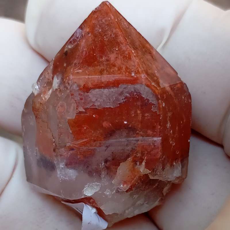 Hematite in quartz - Orange River N Cape South Africa