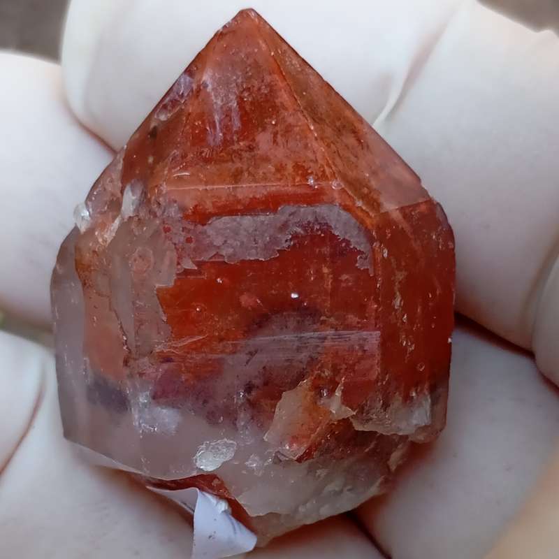 Hematite in quartz - Orange River N Cape South Africa