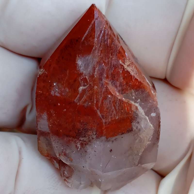 Hematite in quartz - Orange River N Cape South Africa