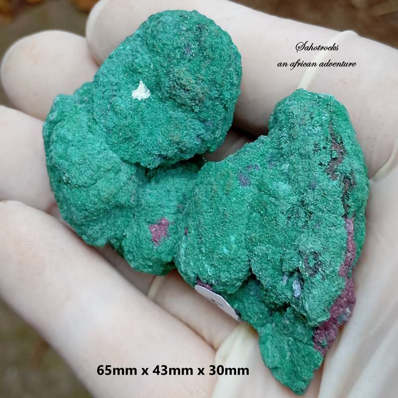 Kolwezite calcite - Mashamba West mine DRC Congo