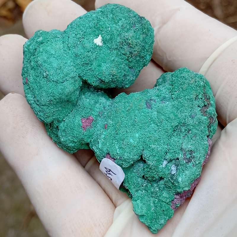 Kolwezite calcite - Mashamba West mine DRC Congo