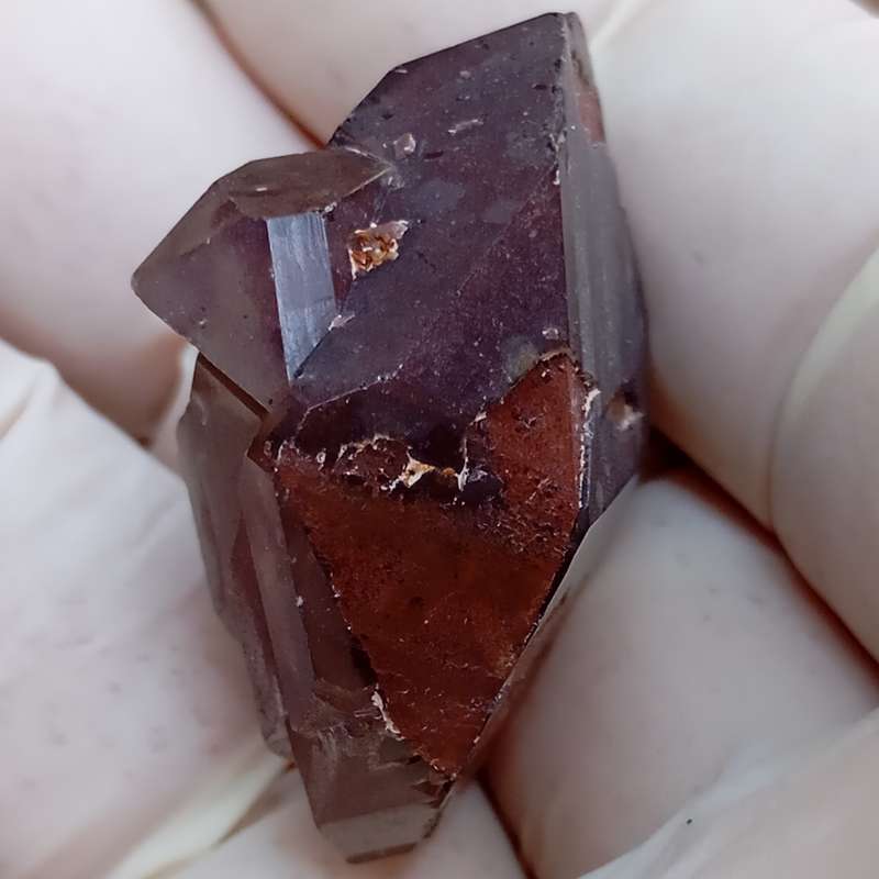 Floater hematite quartz - Orange River N Cape South Africa