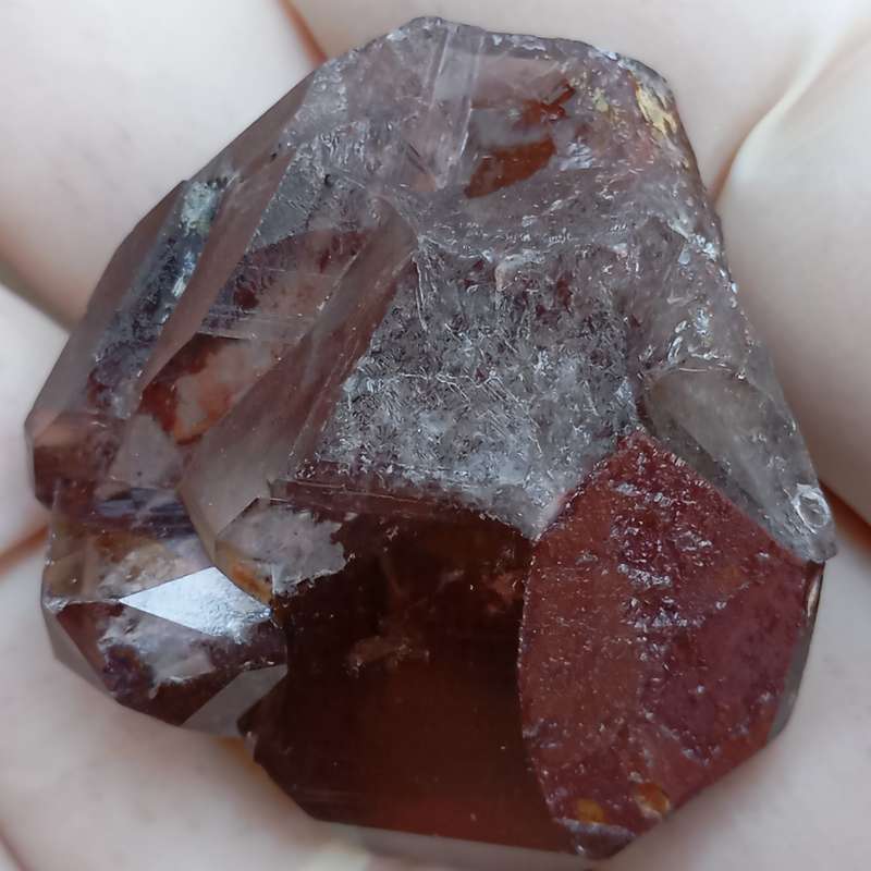 Floater hematite quartz - Orange River N Cape South Africa