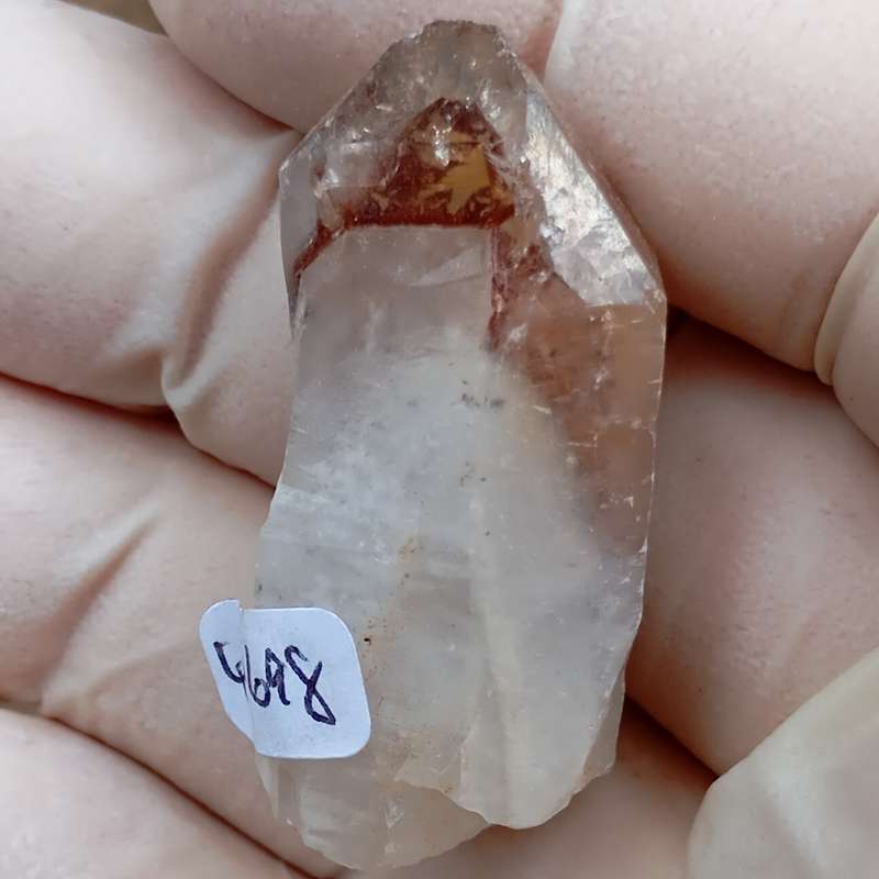 Hematite in quartz - Orange River N Cape South Africa