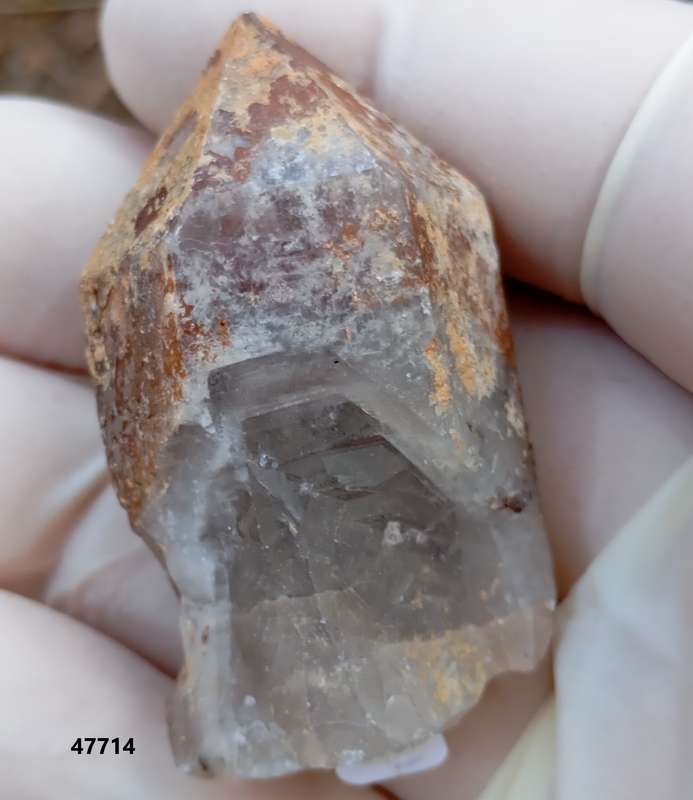Hematite in quartz - Orange River N Cape South Africa