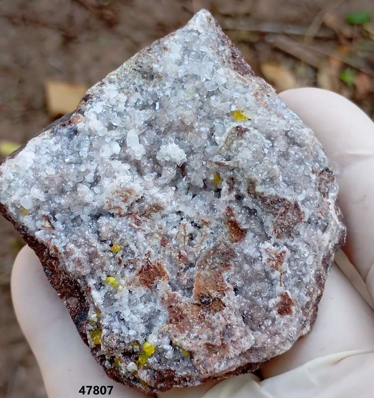 Ettringite calcite - Nchwaning II mine South Africa