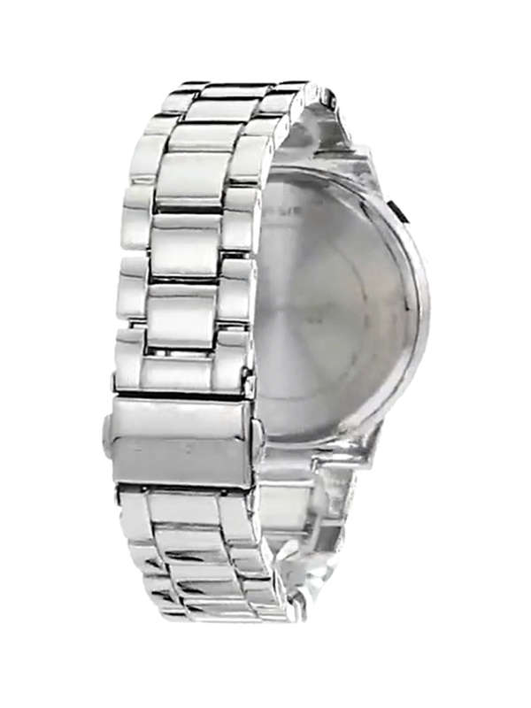 Nine West Womens Bracelet Watch Silver Crystal