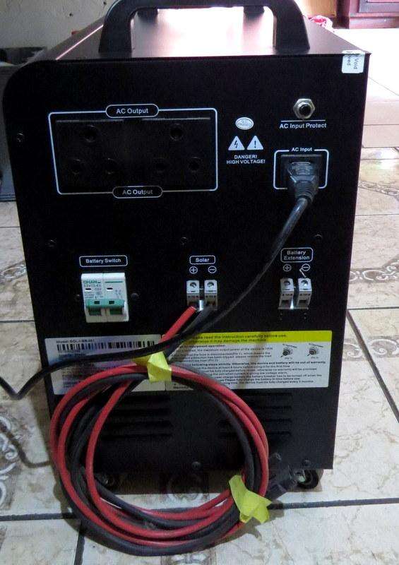 MECER SOL 1kW 12V pure sinewave Inverter with 1x 100Ah GEL battery