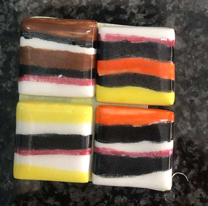 Handmade "All Sorts Sweets" Mosaic Inserts