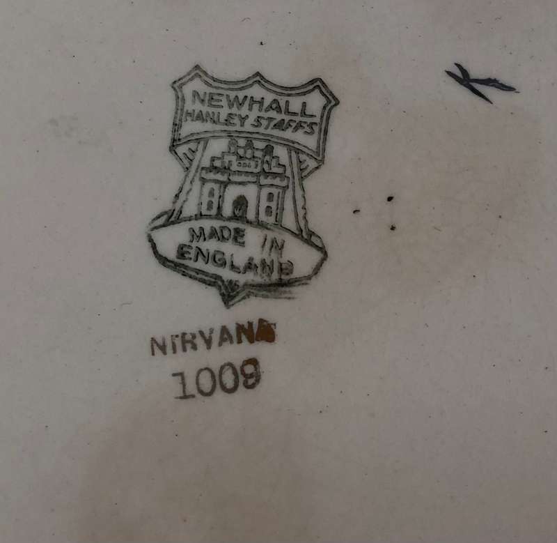 Antique Butter Dish- Newhall Hanley Staffs