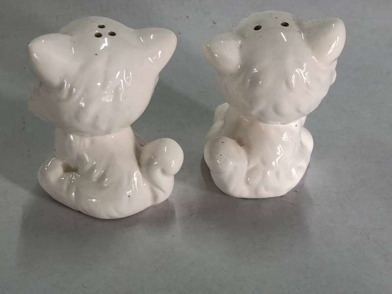 Beautiful Set of Cat Salt and Pepper Shakers