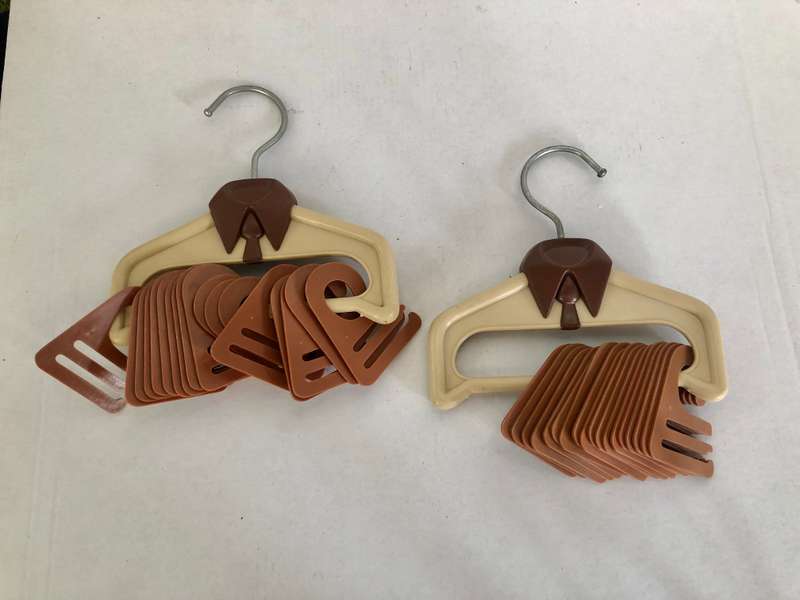1970's Exquisite Tie Hangers x 2