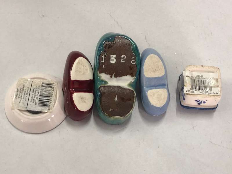 Beautiful Small Clog shoes x 3,  Plate and Trinket box from Netherland