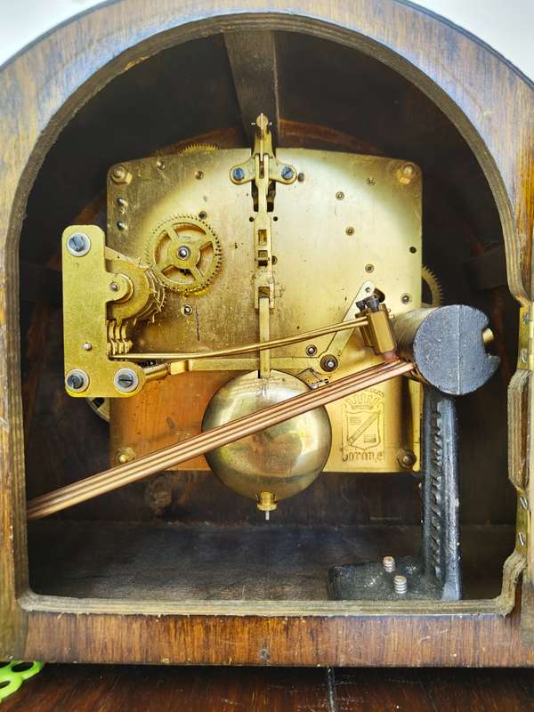AMERICAN SWISS WATCH COMPANY MANTEL CLOCK