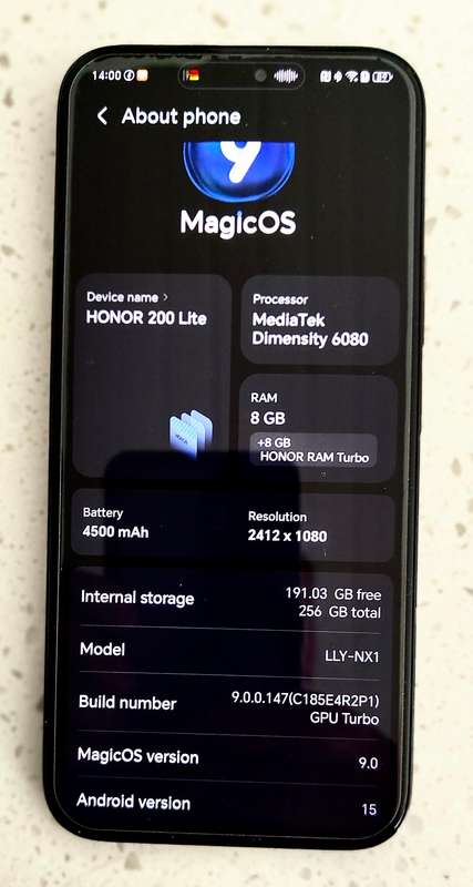 HONOR 200 LITE 5G - NEW CONDITION