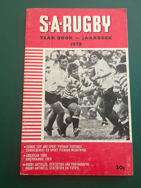 SA Rugby Year Book - 1978