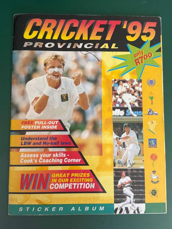 Cricket Card Album - *SIGNED * 44 times* 1995 Provincial Cricket (100% Complete)