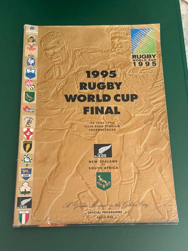 Rugby Programme - Rugby World Cup Final 24/06/1995