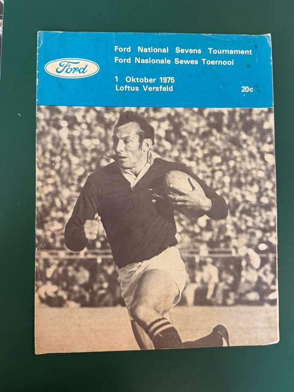 Rugby Programme - Ford National Sevens Tournament 01/10/1975