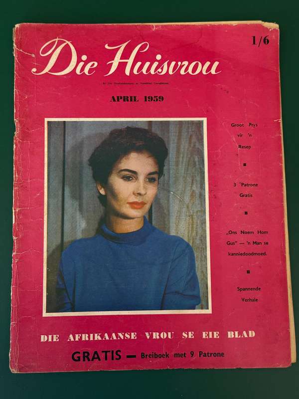 Magazine/Tydskrif - Die Huisvrou April 1959