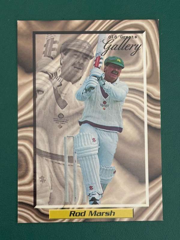 Cricket Card - Rod Marsh Old Greats 1996 Sports Deck Cricket Card