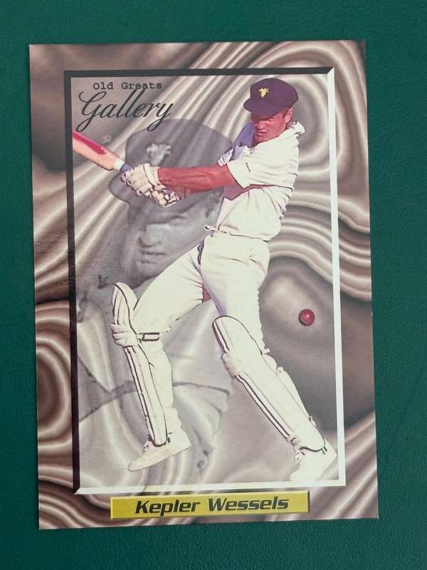 Cricket Card - Kepler Wessels Old Greats 1996 Sports Deck Cricket Card