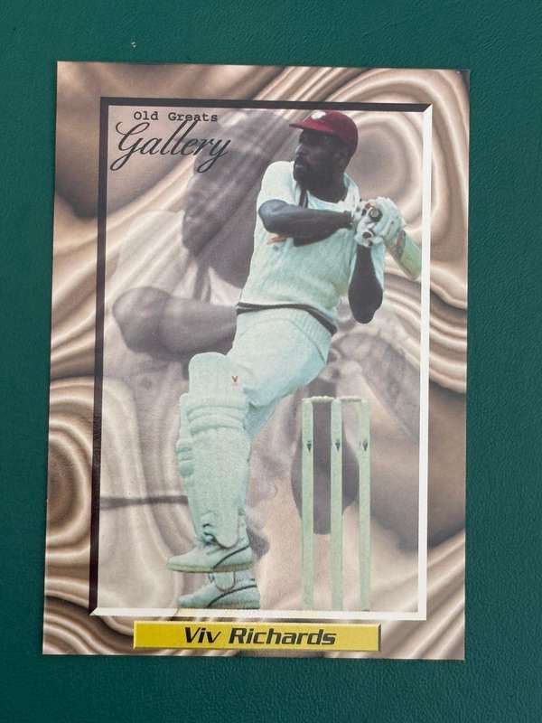 Cricket Card - Vivian Richards Old Greats 1996 Sports Deck Cricket Card