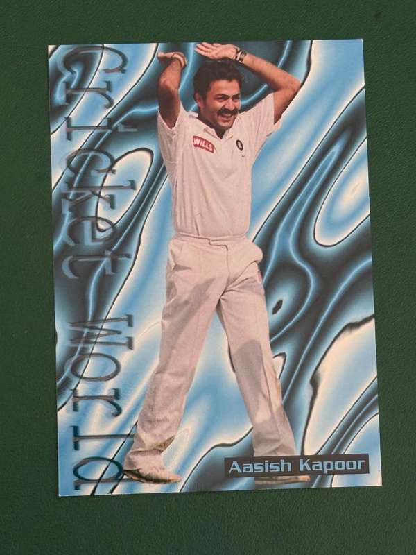 Cricket Card - Aasish Kapoor 1996 Sports Deck Cricket Card