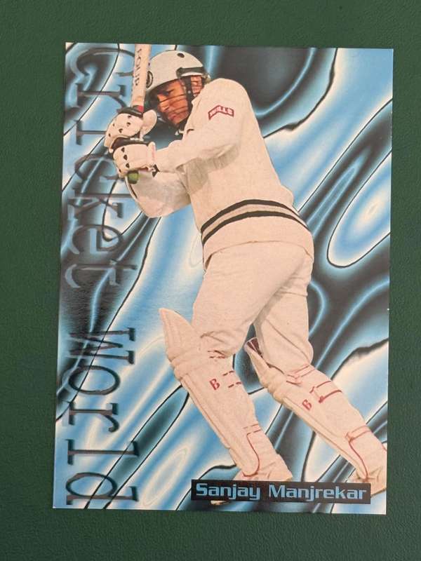 Cricket Card - Sanjay Manjrekar 1996 Sports Deck Cricket Card
