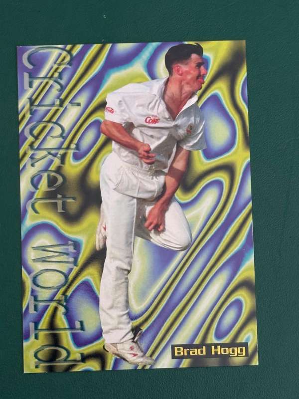 Cricket Card - Brad Hogg 1996 Sportsdeck Cricket Card