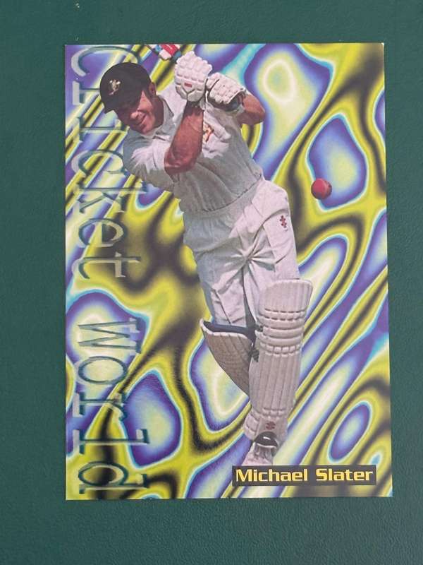 Cricket Card - Michael Slater 1996 Sportsdeck Cricket Card
