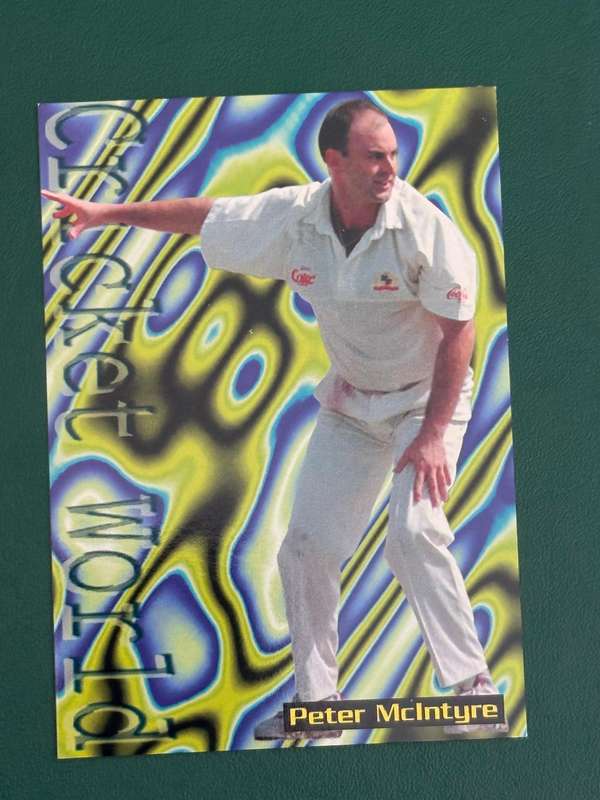 Cricket Card - Peter McIntyre 1996 Sportsdeck Cricket Card