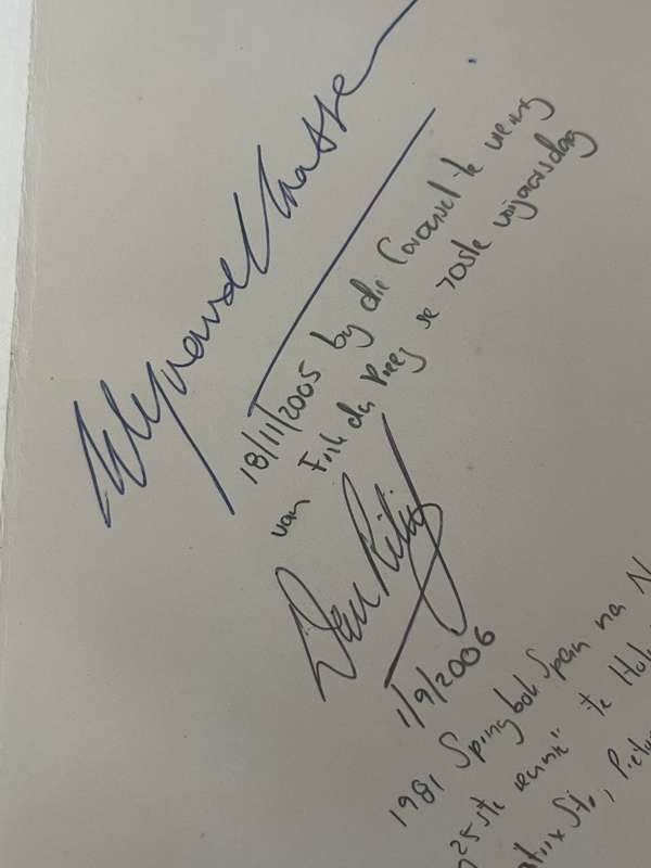 Rugby Book - *SIGNED* Wynand Claassens: More than just rugby