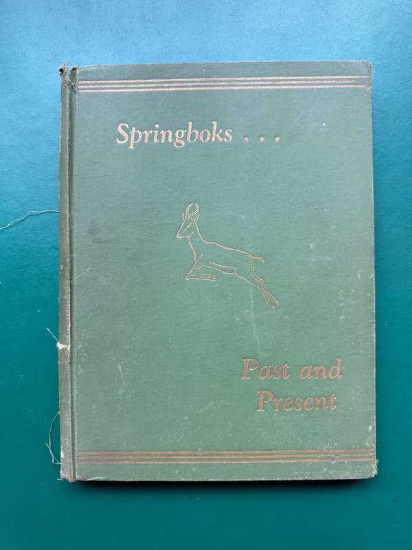 Rugby Book - Springboks past and present (1947)