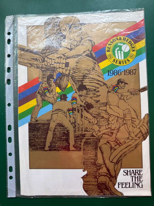 Cricket Programme - Benson and Hedges Night Series Play Off Northern-Transvaal vs Tvl March 1987