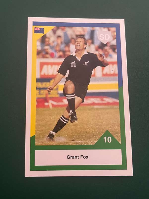 Rugby Card - Grant Fox 1992 Sports Deck Rugby Card