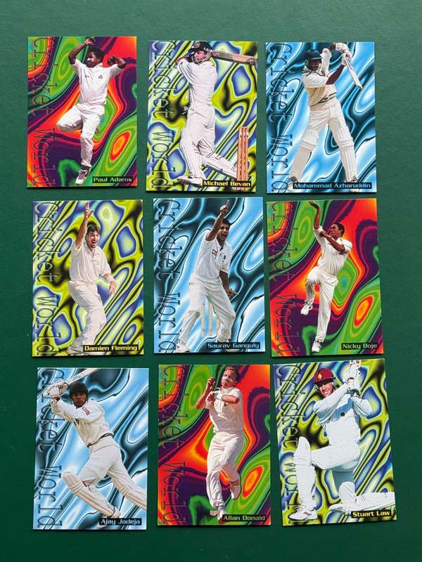 Cricket Cards - 9 * 1996 Sportsdeck Cricket Cards